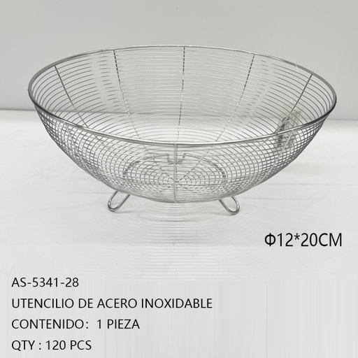[AS-5341-28 [120 PZS/CAJA]] [AS-5341-28]UTENCILIO DE ACERO INOXIDABLE
