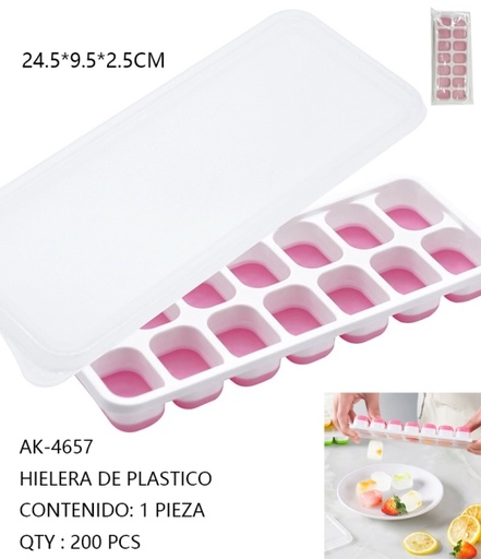 [AK-4657 [200 PZS/CAJA]] [AK-4657]HIELERA DE PLASTICO