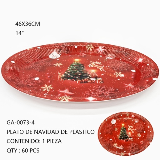 [GA-0073-4 [60 PZS/CAJA]] [GA-0073-4]CHAROLA DE NAVIDAD