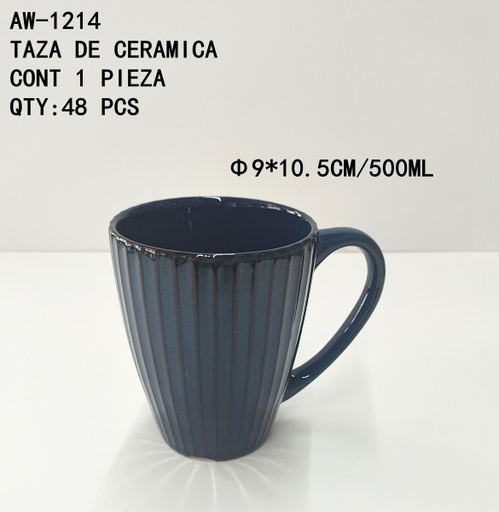 [AW-1214 [48 PZS/CAJA]] [AW-1214]TAZA DE CERAMICA