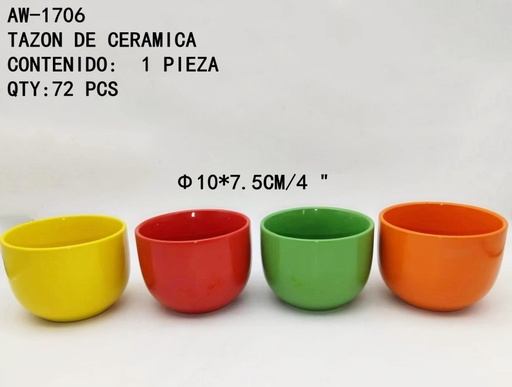[AW-1706 [72 PZS/CAJA]] [AW-1706]TAZA DE CERAMICA