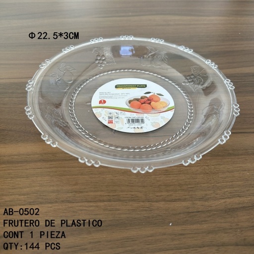 [AB-0502 [144 PZS/CAJA]] [AB-0502]PLATOS