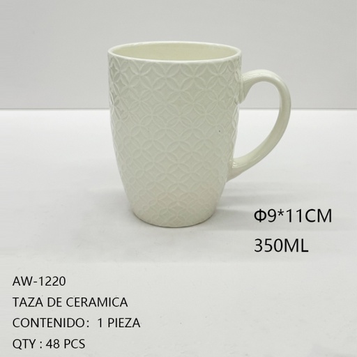 [AW-1220 [48 PZS/CAJA]] [AW-1220]TAZA DE CERAMICA