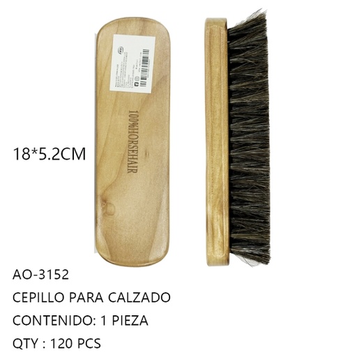 [AO-3152 [120 PZS/CAJA]] [AO-3152]CEPILLO PARA CALZADO