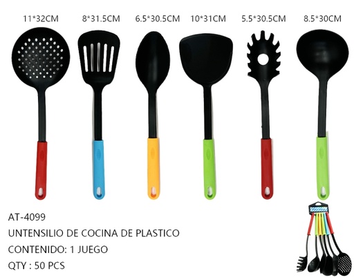 [AT-4099 [50 PZS/CAJA]] [AT-4099]UNTENSILIO DE COCINA DE PLASTICO