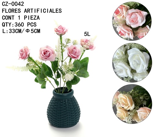 [CZ-0042 [360 PZS/CAJA]] [CZ-0042]FLORES ARTIFICIALES