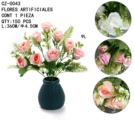 [CZ-0043 [150 PZS/CAJA]] [CZ-0043]FLORES ARTIFICIALES