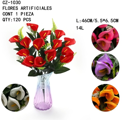 [CZ-1030 [120 PZS/CAJA]] [CZ-1030]FLORES ARTIFICIALES