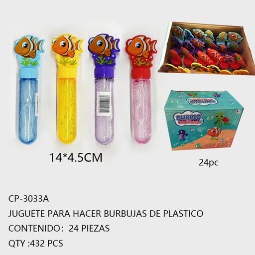 [CP-3033A [432 PZS/CAJA]] [CP-3033A]JUGUETE PARA HACER BURBUJAS DE PLASTICO