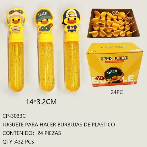 [CP-3033C [432 PZS/CAJA]] [CP-3033C]JUGUETE PARA HACER BURBUJAS DE PLASTICO