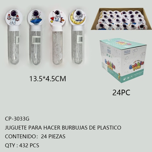 [CP-3033G [432 PZS/CAJA]] [CP-3033G]JUGUETE PARA HACER BURBUJAS DE PLASTICO
