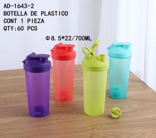 [AD-1643-2 [60 PZS/CAJA]] [AD-1643-2]BOTELLA DE PLASTICO