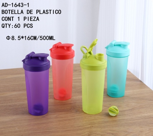 [AD-1643-1 [60 PZS/CAJA]] [AD-1643-1]BOTELLA DE PLASTICO