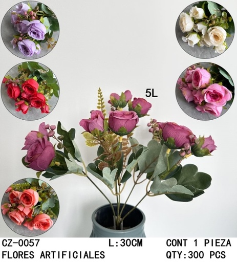 [CZ-0057 [300 PZS/CAJA]] [CZ-0057]FLORES ARTIFICIALES