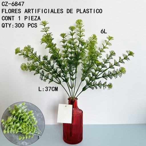 [CZ-6847 [300 PZS/CAJA]] [CZ-6847]FLORES ARTIFICIALES DE PLASTICO