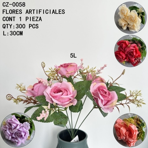 [CZ-0058 [300 PZS/CAJA]] [CZ-0058]FLORES ARTIFICIALES
