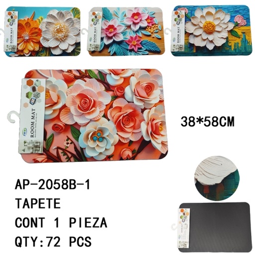 [AP-2058B-1 [72 PZS/CAJA]] [AP-2058B-1]TAPETE