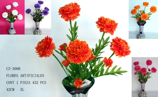 [CZ-3008B [288 PZS/CAJA]] [CZ-3008B]FLORES ARTIFICIALES