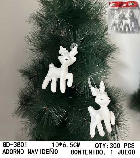 [GD-3801 [300 PZS/CAJA]] [GD-3801]ADORNO NAVIDEÑO