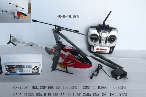 [CN-7508 [6 PZS/CAJA]] [CN-7508]HELICOPTERO DE JUGUETE