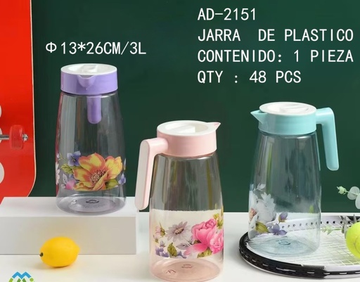 [AD-2151 [48 PZS/CAJA]] [AD-2151]JARRA  DE PLASTICO