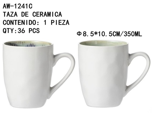 [AW-1241C [36 PZS/CAJA]] [AW-1241C]TAZA DE CERAMICA