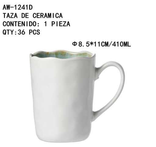 [AW-1241D [36 PZS/CAJA]] [AW-1241D]TAZA DE CERAMICA