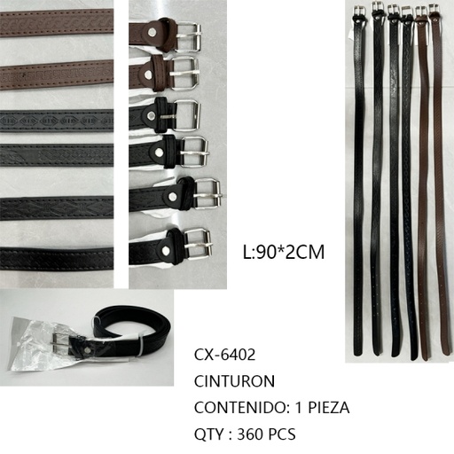 [CX-6402 [360 PZS/CAJA]] [CX-6402]CINTURON