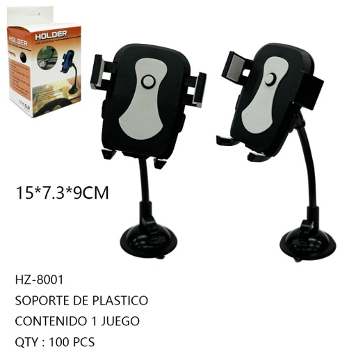 [HZ-8001 [100 PZS/CAJA]] [HZ-8001]SOPORTE DE PLASTICO
