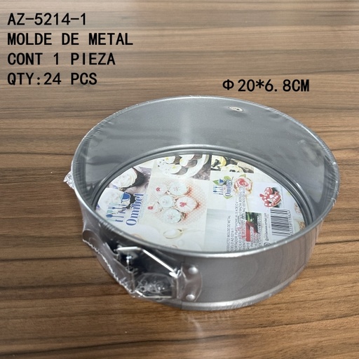[AZ-5214-2 [24 PZS/CAJA]] [AZ-5214-1]MOLDE DE METAL