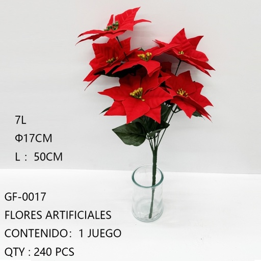 [GF-0017 [240 PZS/CAJA]] [GF-0017]FLORES ARTIFICIALES 