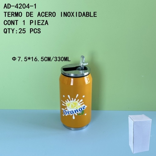 [AD-4204-1 [25 PZS/CAJA]] [AD-4204-1]TERMO DE ACERO INOXIDABLE 
