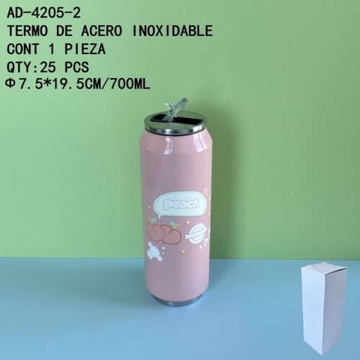 [AD-4205-2 [25 PZS/CAJA]] [AD-4205-2]TERMO DE ACERO INOXIDABLE 