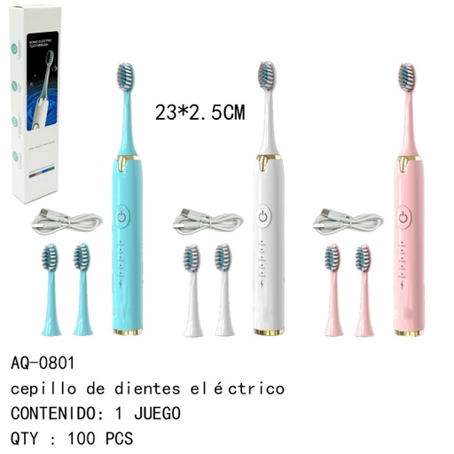 [AQ-0801[100PZS/CAJA]] [AQ-0801]cepillo de dientes eléctrico 
