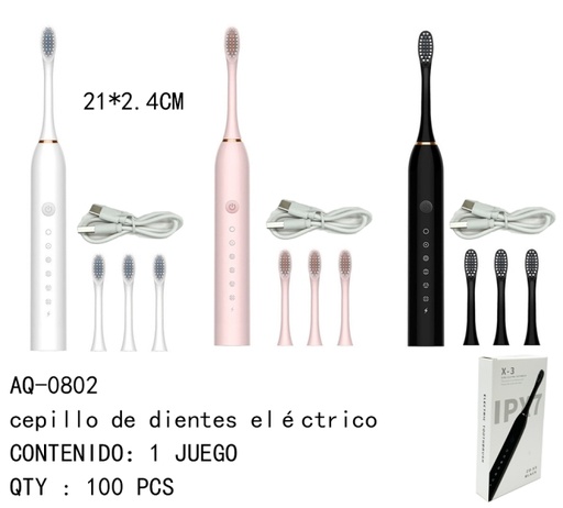 [AQ-0802[100PZS/CAJA]] [AQ-0802]cepillo de dientes eléctrico 