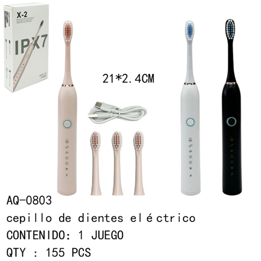 [AQ-0803[155PZS/CAJA]] [AQ-0803]cepillo de dientes eléctrico 