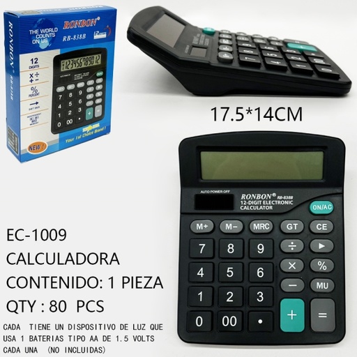 [EC-1009[80PZS/CAJA]] [EC-1009]CALCULADORA 