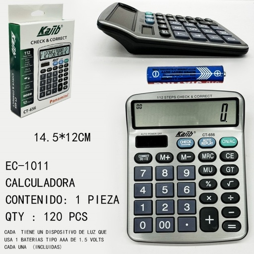 [EC-1011[120PZS/CAJA]] [EC-1011]CALCULADORA 
