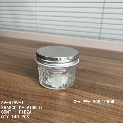 [AV-4789-1[140PZS/CAJA]] [AV-4789-1]FRASCO DE VIDRIO 