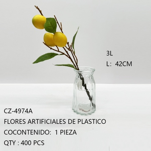 [CZ-4974A[400PZS/CAJA]] [CZ-4974A]FLORES ARTIFICIALES DE PLASTICO 