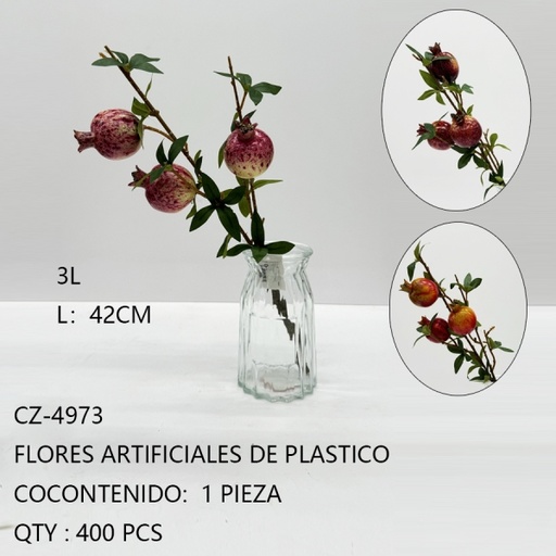 [CZ-4973[400PZS/CAJA]] [CZ-4973]FLORES ARTIFICIALES DE PLASTICO 