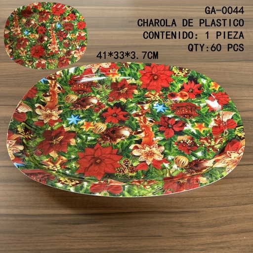 [GA-0044[60PZS/CAJA]] [GA-0044]CHAROLA DE PLASTICO 