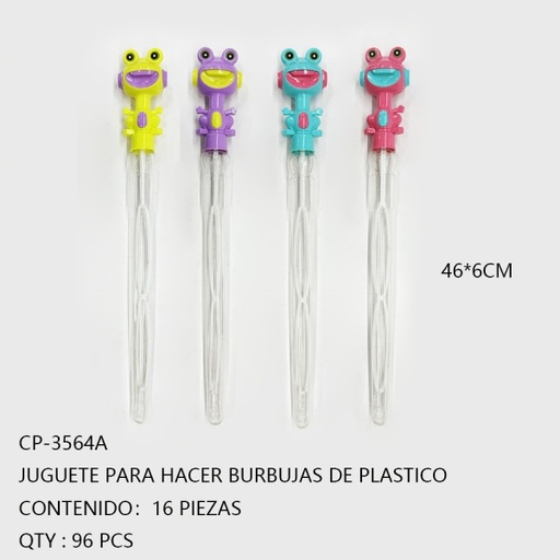 [CP-3564A[96PZS/CAJA]] [CP-3564A]JUGUETE PARA HACER BURBUJAS DE PLASTICO 