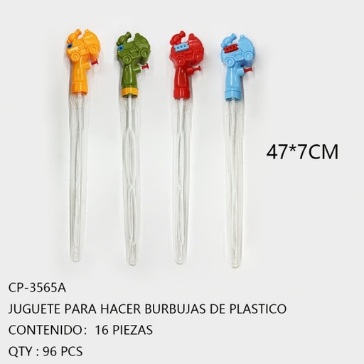 [CP-3565A [96 PZS/CAJA]] [CP-3565A]JUGUETE PARA HACER BURBUJAS DE PLASTICO 