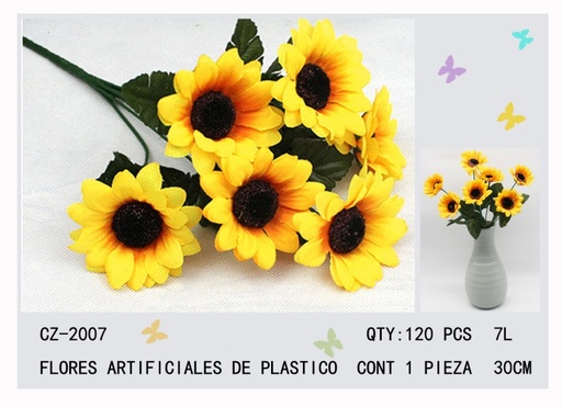[CZ-2007[120PZS/CAJA]] [CZ-2007]FLOR ARTIFICIAL 