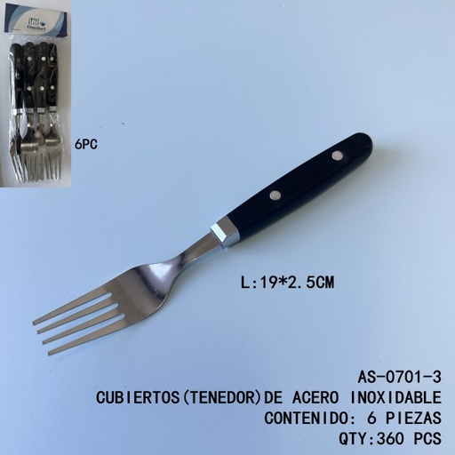 [AS-0701-3[360PZS/CAJA]] [AS-0701-3]CUBIERTOS(TENEDOR)DE ACERO INOXIDABLE 