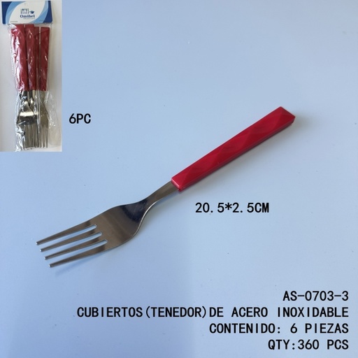[AS-0703-3[360PZS/CAJA]] [AS-0703-3]CUBIERTOS(TENEDOR)DE ACERO INOXIDABLE 