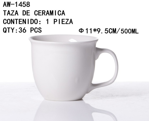 [AW-1458[36PZS/CAJA]] [AW-1458]TAZA DE CERAMICA 