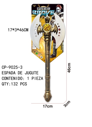 [CP-9025-3[132PZS/CAJA]] [CP-9025-3]ESPADA DE JUGUTE 