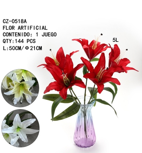 [CZ-0518A[144PZS/CAJA]] [CZ-0518A]FLOR ARTIFICIAL 